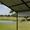 Carport 12x20 FT Heavy Duty Carport CanopyUpdated Frame Structure Galvanized Steel Roof and Enhanced BaseMetal Carport Garage for Pickup, Boat