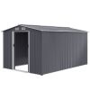 Outdoor Storage Shed 8 x 12 FT Large Metal Tool Sheds