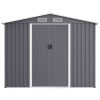 Outdoor Storage Shed 8 x 12 FT Large Metal Tool Sheds