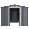 Outdoor Storage Shed 8 x 12 FT Large Metal Tool Sheds