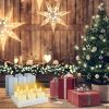 6Pack Rechargeable Tea Lights With Charging Base Flameless Flickering LED Candles with Timer Remote Control for Halloween Christmas Wedding Party