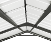 Carport 12x20 FT Heavy Duty Carport CanopyUpdated Frame Structure Galvanized Steel Roof and Enhanced BaseMetal Carport Garage for Pickup, Boat
