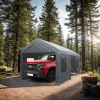 12x20ft heavy duty outdoor portable garage ventilated canopy carports