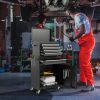 2-in-1 Rolling Tool Chest with 5 Sliding Lockable Drawers
